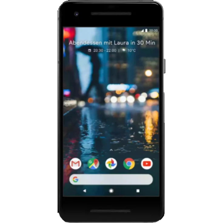 Google Pixel 2 Smartphone 12,7cm Pixel (5 Zoll) AMOLED-Display, 64GB interner Speicher, 4GB RAM, Android, Schwarz – Bild 1