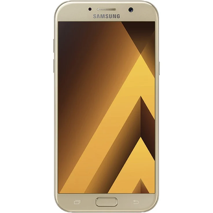 Samsung Galaxy A3 Pixel (2017) Smartphone 11,94cm Pixel (4,7 Zoll) Super-AMOLED-Display, 16GB interner Speicher, 2GB RAM, Android, Gold Sand – Bild 1