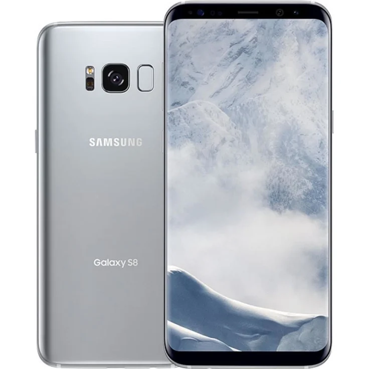 Samsung Galaxy S8 Smartphone 14,73cm Pixel (5,8 Zoll) Super-AMOLED-Display, 64GB interner Speicher, 4GB RAM, Android, Arctic Silver – Bild 1