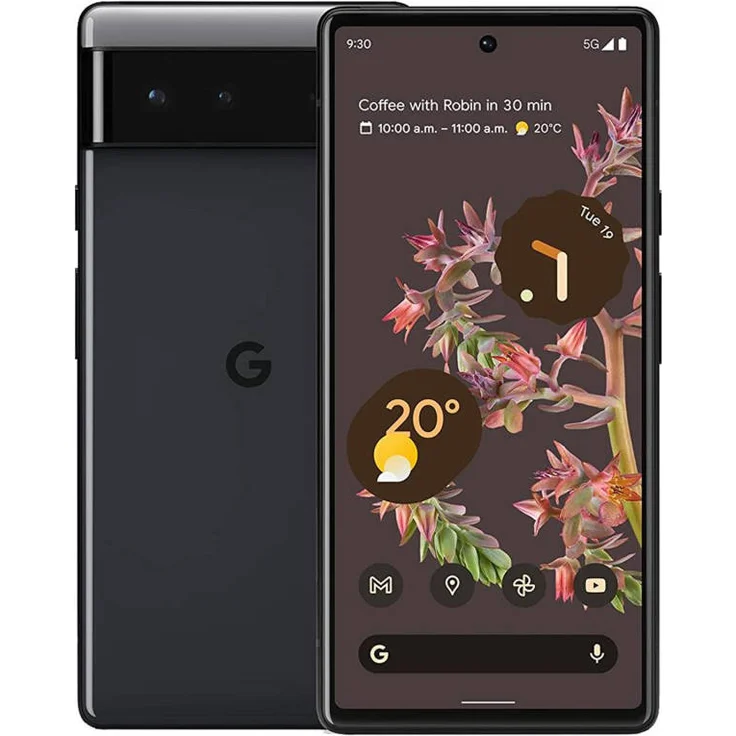 Google Pixel 6 5G Smartphone 6,4 Zoll OLED-Display 128GB interner Speicher, 8GB RAM, Dual-SIM, Android 12, Stormy Black – Bild 6