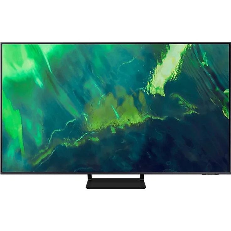Samsung QE55Q70A 139 cm (55 Zoll) QLED Smart TV (Ultra HD, HDR, Edge LED) HD-Triple-Tuner (Sat, Antenne, Kabel) Modelljahr 2021 Energieklasse F (EU-Modell) – Bild 1
