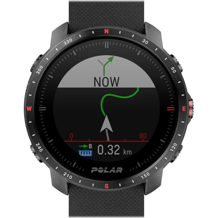 Polar Grit X Pro Smartwatch Unisex, 47mm, Edelstahlgehäuse, Silikonarmband Black DLC (90085773) – Bild 7