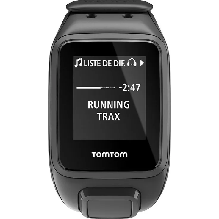 TomTom Spark Cardio + Music GPS + Kopfhörer S Schwarz, Inkl. Kopfhörer