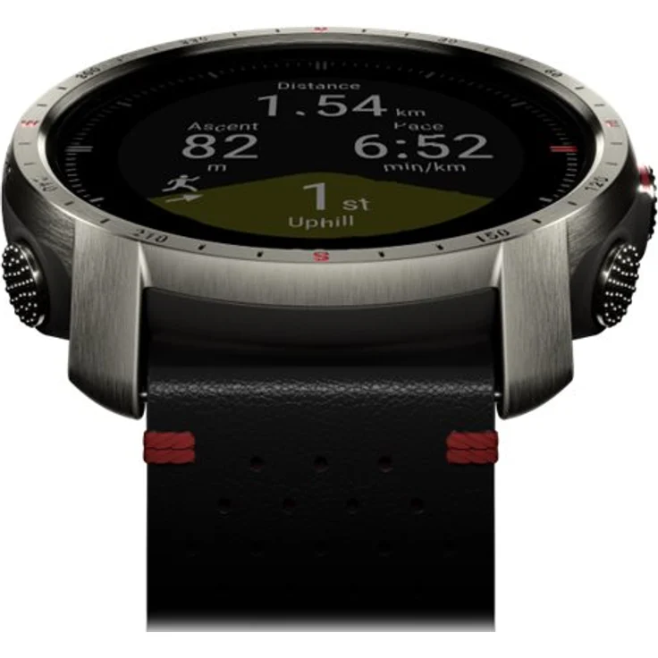 Polar Grit X Pro Smartwatch Unisex, 47mm, Titangehäuse, Lederarmband, Titan – Bild 6