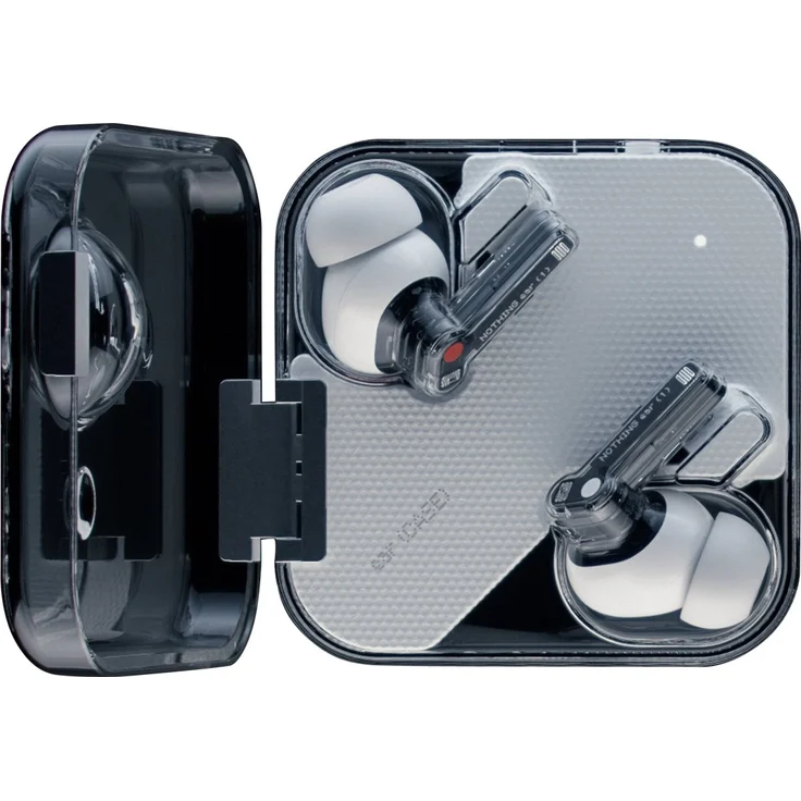 NOTHING Ear (1) ANC, True Wireless In-Ear-Kopfhörer mit Active Noise Cancelling, Schwarz, Weiß, transparent – Bild 13
