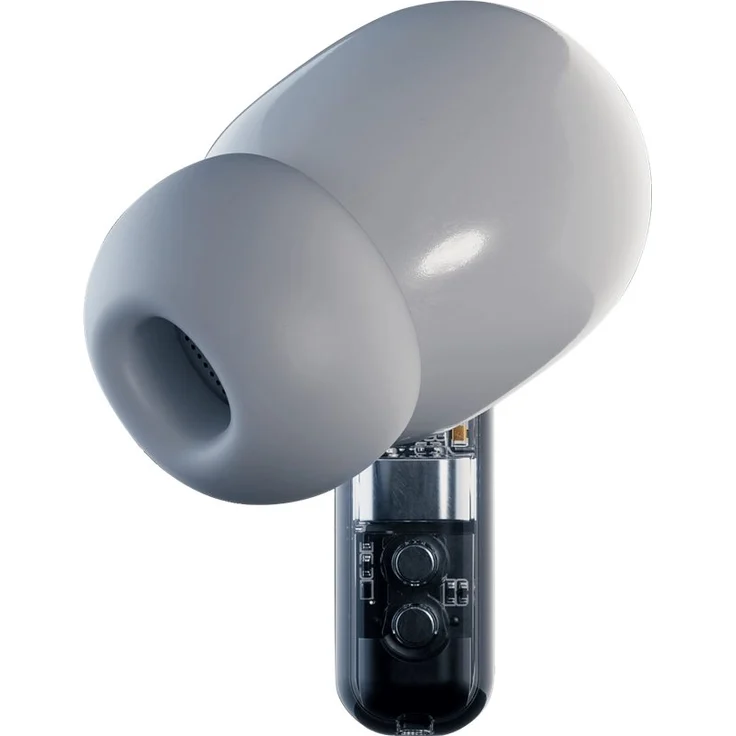 NOTHING Ear (1) ANC, True Wireless In-Ear-Kopfhörer mit Active Noise Cancelling, Schwarz, Weiß, transparent – Bild 10