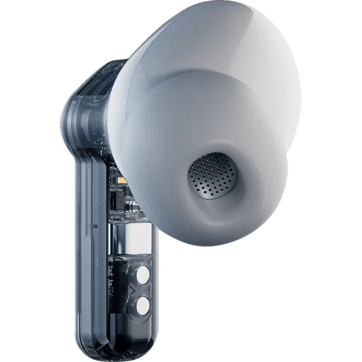 NOTHING Ear (1) ANC, True Wireless In-Ear-Kopfhörer mit Active Noise Cancelling, Schwarz, Weiß, transparent – Bild 7