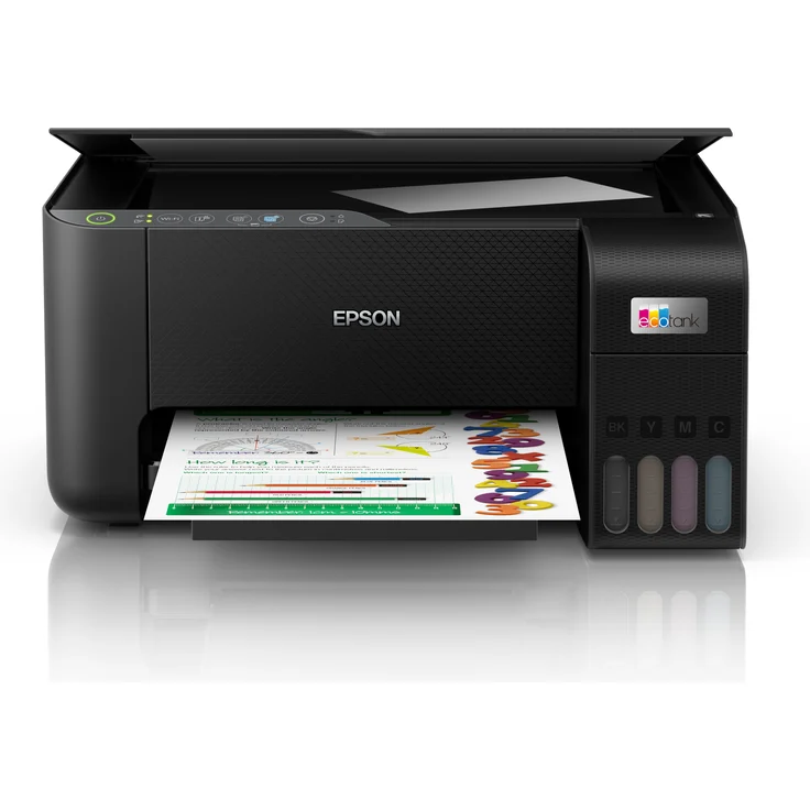 Epson EcoTank ET-2810 (3-in-1) Tintenstrahl, Druckgeschwindigkeit: 33 s/w, 15 Farbe, Auflösung: 5760 x 1440 (C11CJ67403) – Bild 1