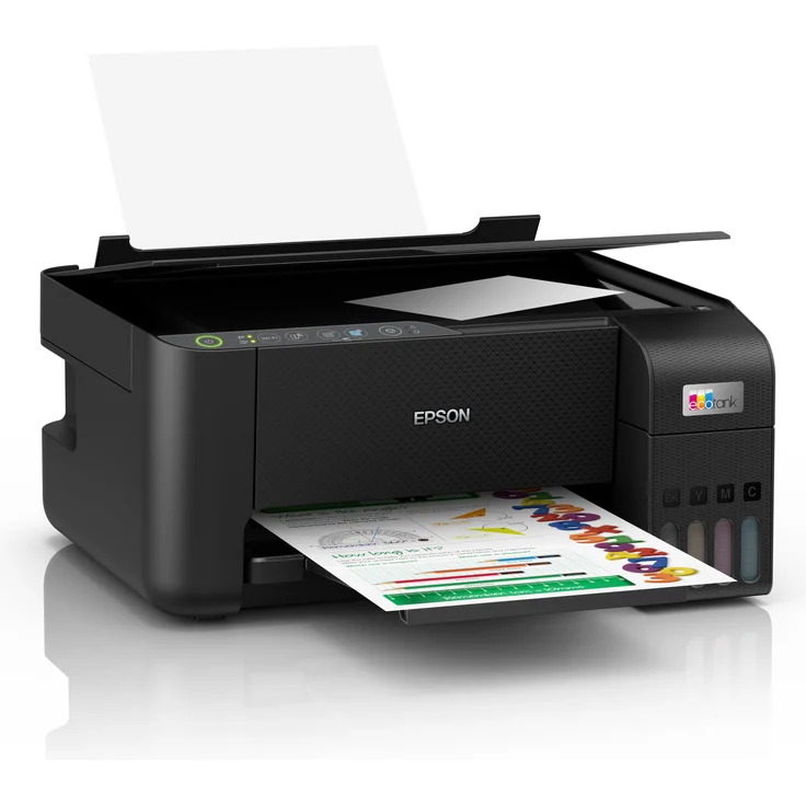 Epson EcoTank ET-2810 (3-in-1) Tintenstrahl, Druckgeschwindigkeit: 33 s/w, 15 Farbe, Auflösung: 5760 x 1440 (C11CJ67403) – Bild 2