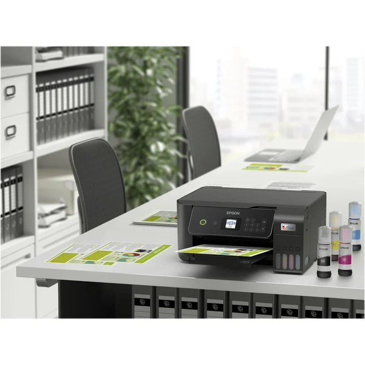 Epson EcoTank ET-2820 (3-in-1) Tintenstrahl, Druckgeschwindigkeit: 33 s/w, 15 Farbe, Auflösung: 5760 x 1440 (C11CJ66404) – Bild 7