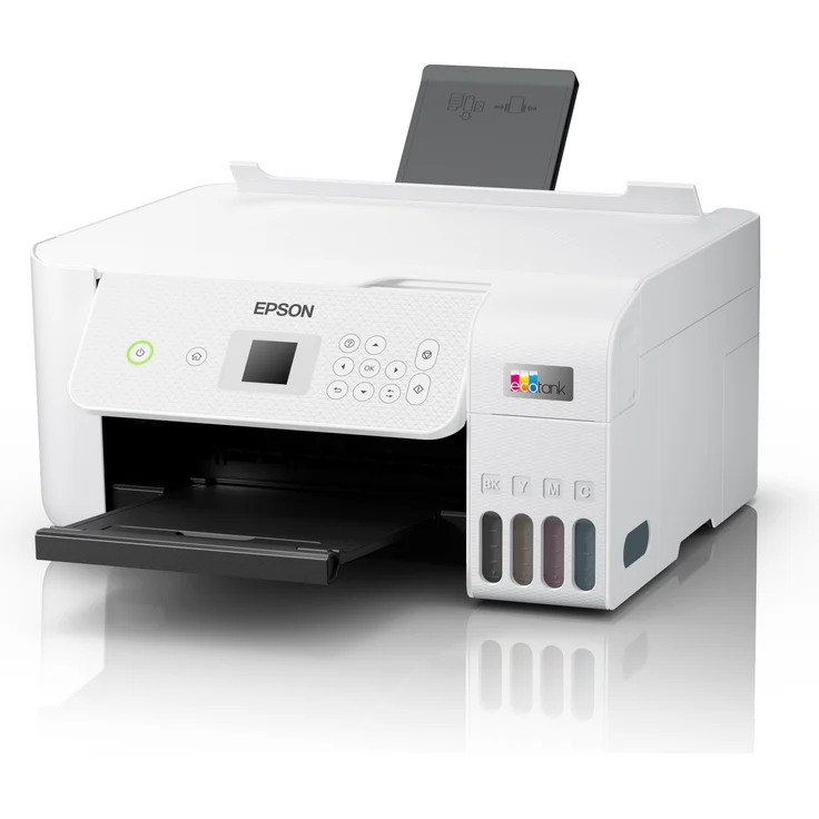 Epson EcoTank ET-2826 (3-in-1) Tintenstrahl, Druckgeschwindigkeit: 33 s/w, 15 Farbe, Auflösung: 5760 x 1440 (C11CJ66406) – Bild 3