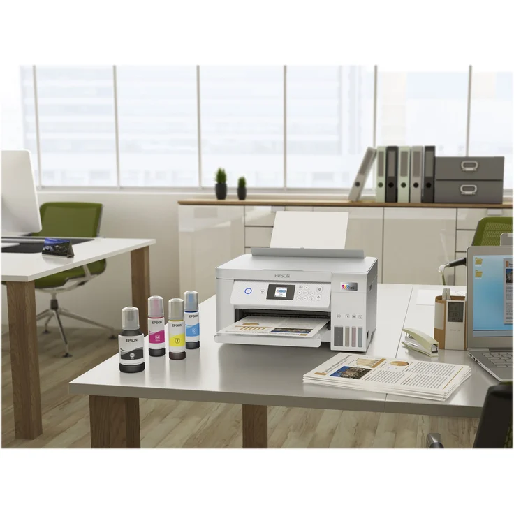 Epson EcoTank ET-2856 (3-in-1) Tintenstrahl, Druckgeschwindigkeit: 33 s/w, 15 Farbe, Auflösung: 5760 x 1440 (C11CJ63406) – Bild 8