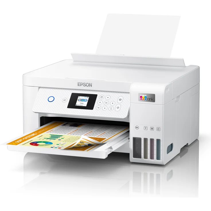 Epson EcoTank ET-2856 (3-in-1) Tintenstrahl, Druckgeschwindigkeit: 33 s/w, 15 Farbe, Auflösung: 5760 x 1440 (C11CJ63406) – Bild 3