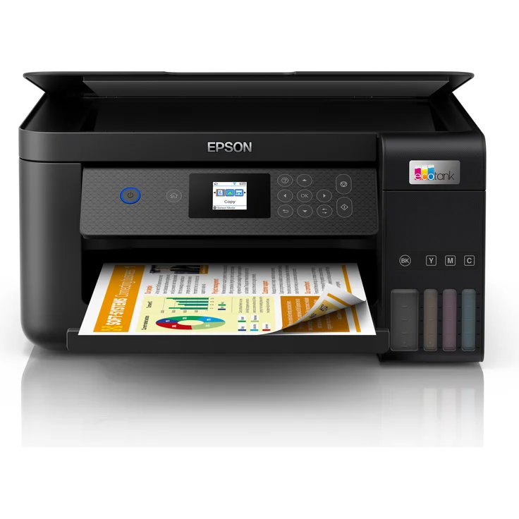 Epson EcoTank ET-2850 (3-in-1) Tintenstrahl, Druckgeschwindigkeit: 33 s/w, 15 Farbe, Auflösung: 5760 x 1440 (C11CJ63405) – Bild 1