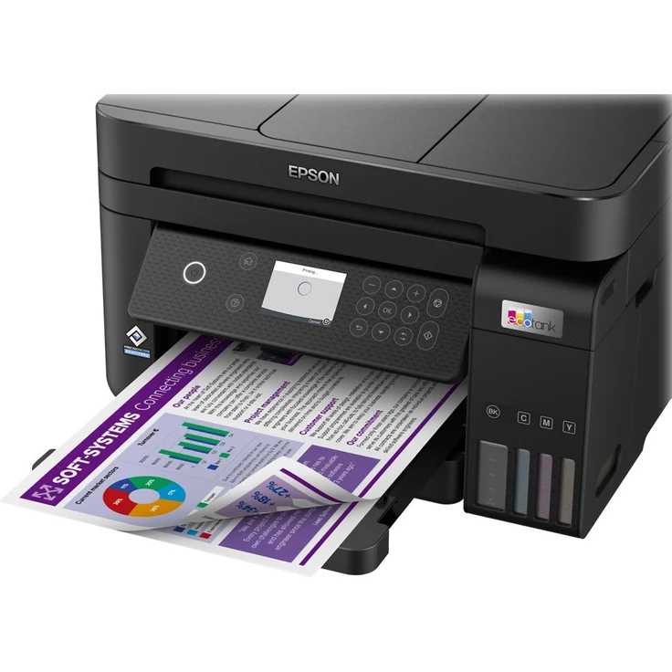 Epson EcoTank ET-3850 (3-in-1) Tintenstrahl, Druckgeschwindigkeit: 33 s/w, 20 Farbe, Auflösung: 4800 x 1200 (C11CJ61402) – Bild 16