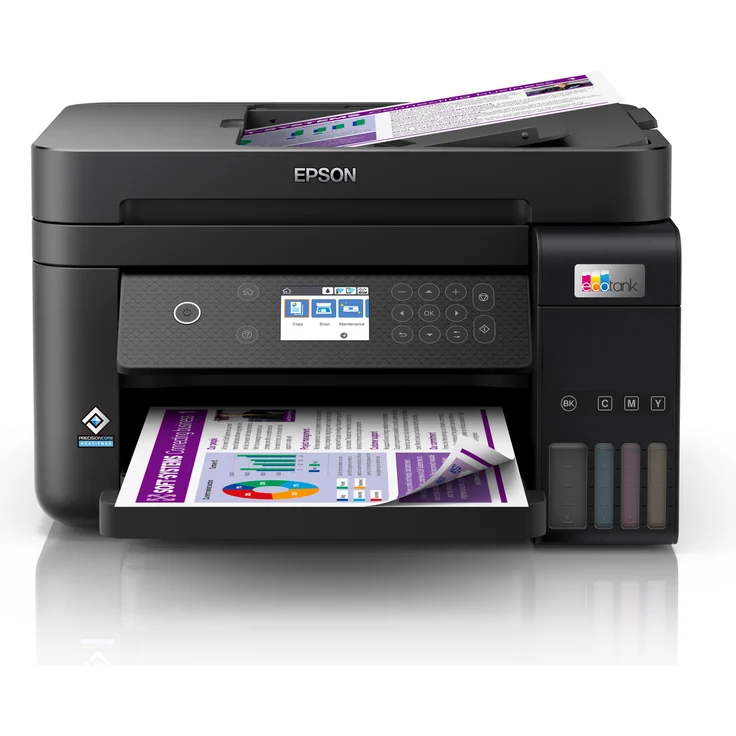 Epson EcoTank ET-3850 (3-in-1) Tintenstrahl, Druckgeschwindigkeit: 33 s/w, 20 Farbe, Auflösung: 4800 x 1200 (C11CJ61402) – Bild 1