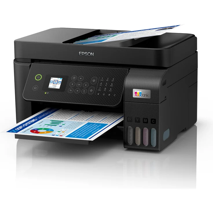 Epson EcoTank ET-4800 (4-in-1) Tintenstrahl, Druckgeschwindigkeit: 33 s/w, 15 Farbe, Auflösung: 5760 x 1440 (C11CJ65402) – Bild 3