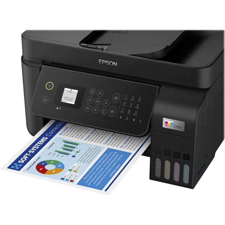 Epson EcoTank ET-4800 (4-in-1) Tintenstrahl, Druckgeschwindigkeit: 33 s/w, 15 Farbe, Auflösung: 5760 x 1440 (C11CJ65402) – Bild 10