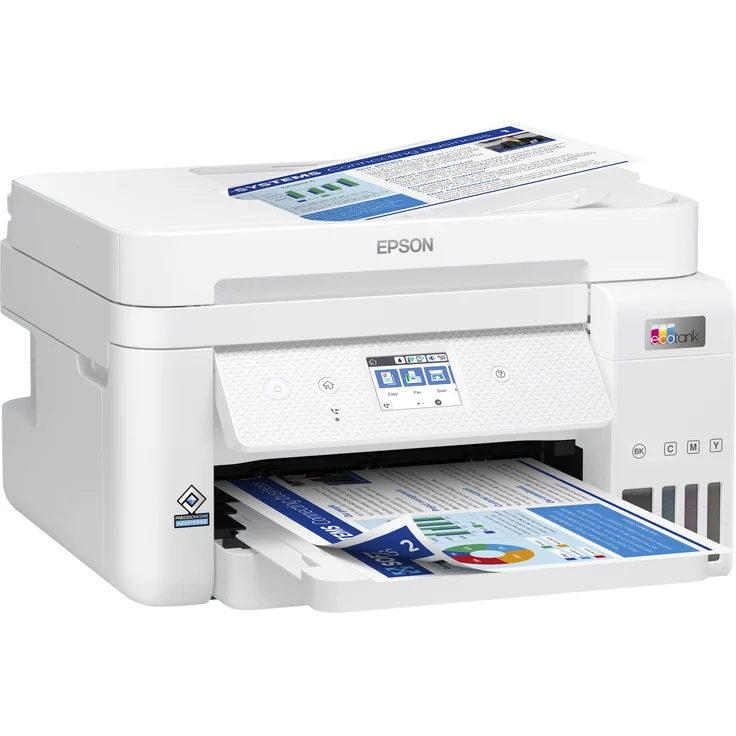 Epson EcoTank ET-4856 (4-in-1) Tintenstrahl, Druckgeschwindigkeit: 33 s/w, 20 Farbe, Auflösung: 4800 x 1200 (C11CJ60407) – Bild 12