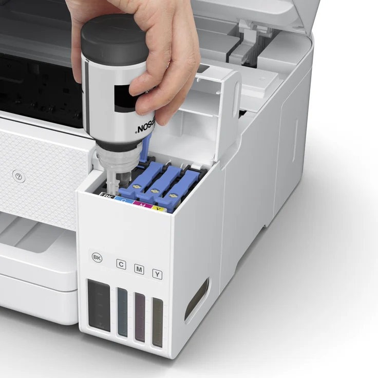 Epson EcoTank ET-4856 (4-in-1) Tintenstrahl, Druckgeschwindigkeit: 33 s/w, 20 Farbe, Auflösung: 4800 x 1200 (C11CJ60407) – Bild 4
