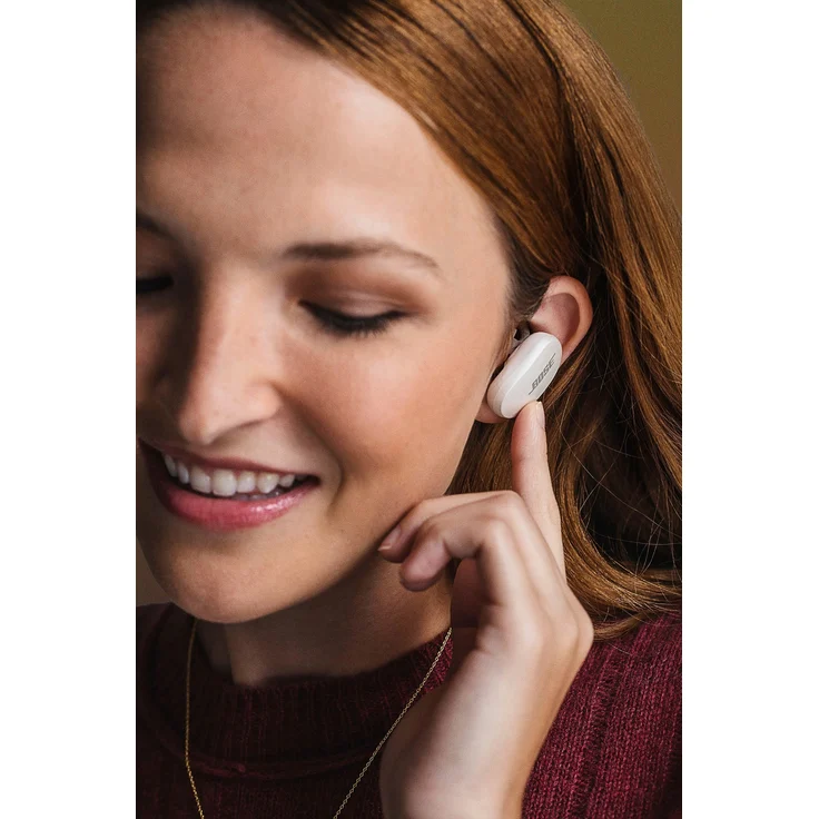 Bose QuietComfort Earbuds Soapstone In-Ear Kopfhörer mit Bluetooth, Mikrofon, Noise Cancelling, geeignet für Sport, weiß – Bild 10