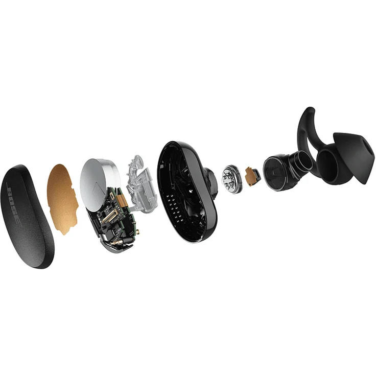 Bose QuietComfort Earbuds Soapstone In-Ear Kopfhörer mit Bluetooth, Mikrofon, Noise Cancelling, geeignet für Sport, weiß – Bild 5