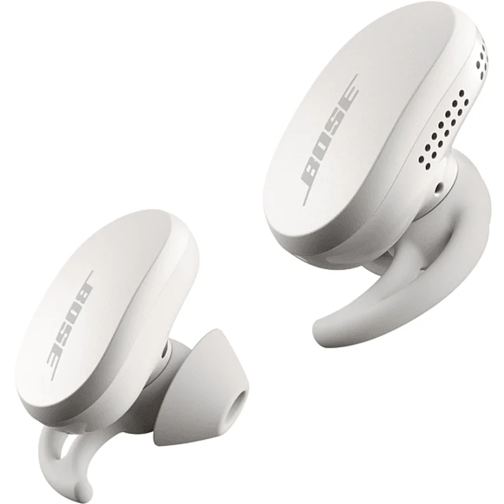 Bose QuietComfort Earbuds Soapstone In-Ear Kopfhörer mit Bluetooth, Mikrofon, Noise Cancelling, geeignet für Sport, weiß – Bild 3