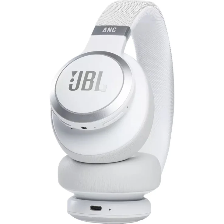 JBL Live 660NC, Over-ear Kopfhörer mit Noise Cancelling, Mikrofon und Bluetooth weiß – Bild 3