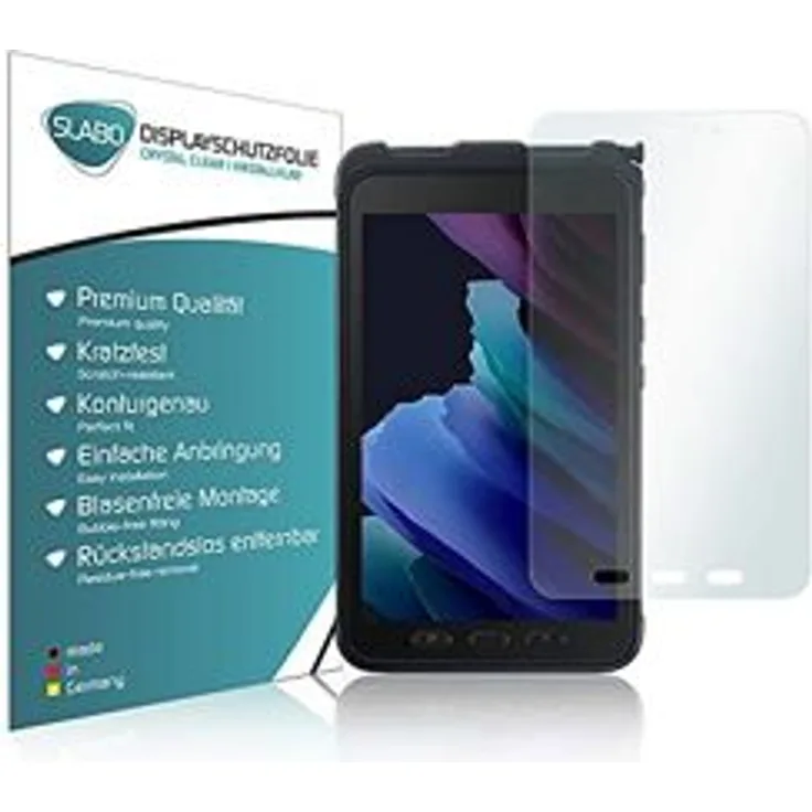 Slabo 2x Panzerschutzfolie für Samsung Galaxy Tab Active 3 KLAR ''Shockproof'' Schutzfolie 
