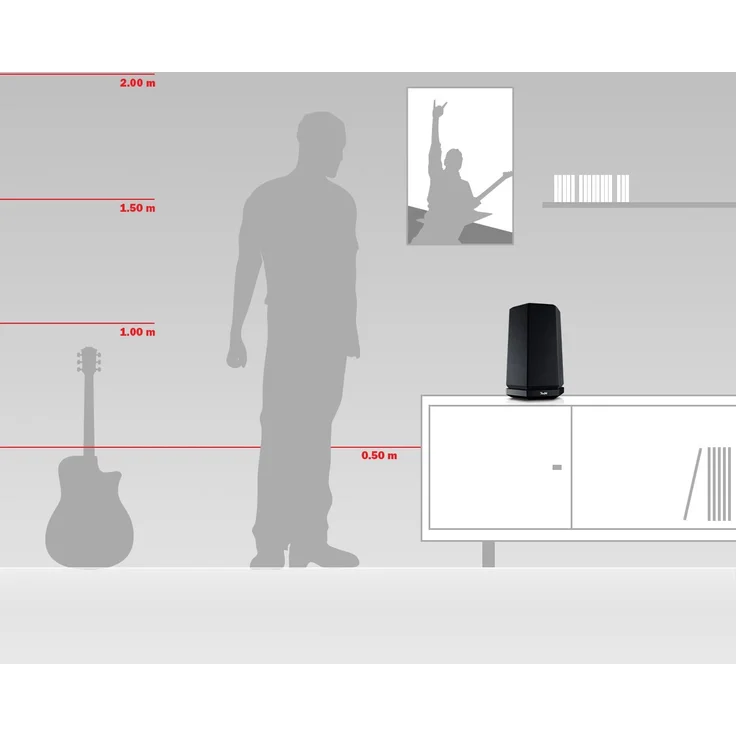 Teufel Holist M schwarz 360°-Lautsprecher mit Alexa Voice Service, Mikrofon – Bild 1