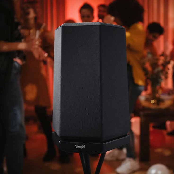 Teufel Holist M schwarz 360°-Lautsprecher mit Alexa Voice Service, Mikrofon – Bild 4