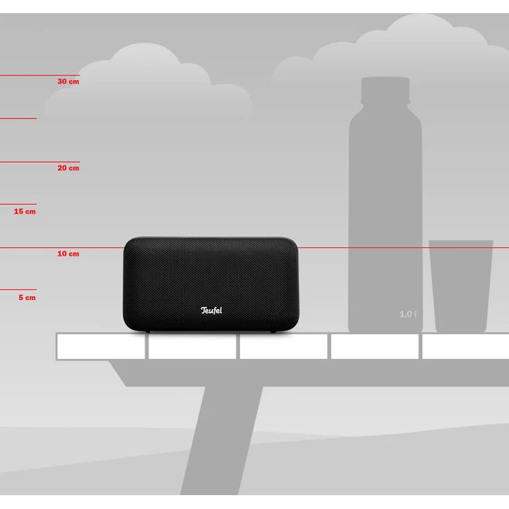 Teufel Motiv GO Bluetooth-Lautsprecher, spritzwassergeschützt, weiß – Bild 10