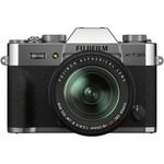 Fujifilm X-T30 II silber + XF 18-55mm - Systemkamera (26,1 MP, APS-C, 4K, Phasenvergleich-Autofokus mit 425 Sensoren, Wi-Fi, HDMI, USB-C) silber