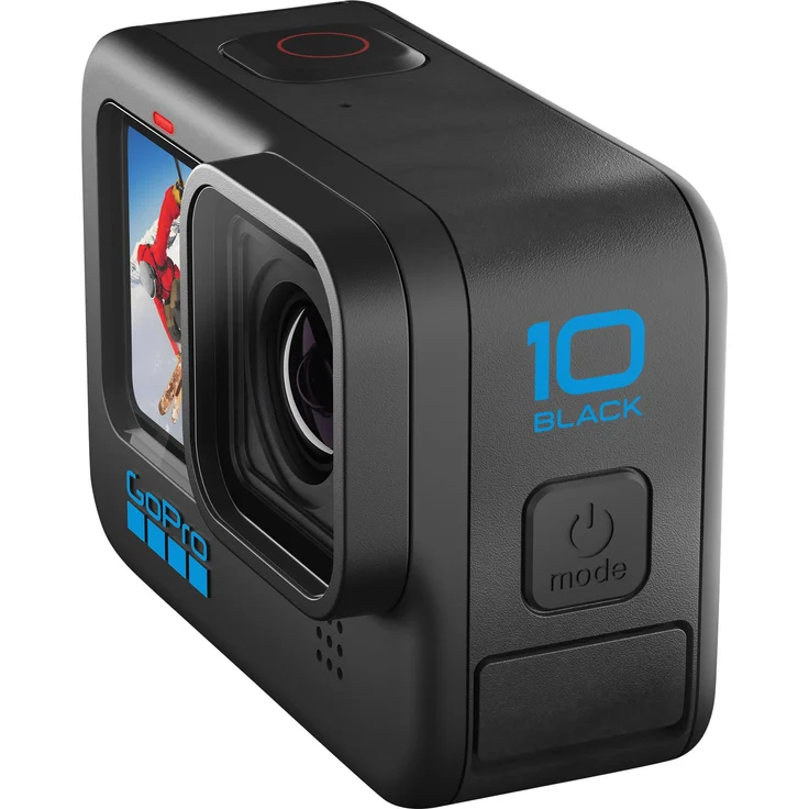 GoPro HERO10 Black - Wasserdichte Action-Kamera mit Front-LCD und Touch-Rückseiten, 5,3K60 Ultra HD-Video, 23MP Fotos, 1080p Live-Streaming, Webcam, Stabilisierung – Bild 12