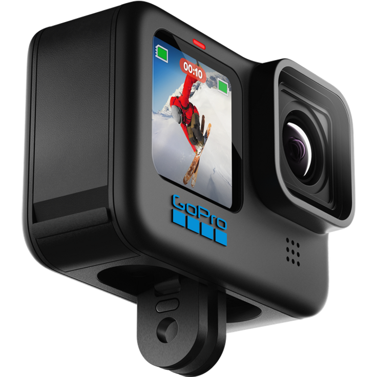 GoPro HERO10 Black - Wasserdichte Action-Kamera mit Front-LCD und Touch-Rückseiten, 5,3K60 Ultra HD-Video, 23MP Fotos, 1080p Live-Streaming, Webcam, Stabilisierung – Bild 9