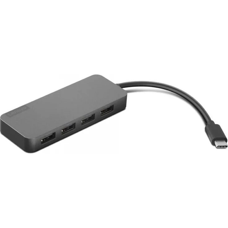 USB Type-C > 4x USB Hub eisengrau – Bild 2