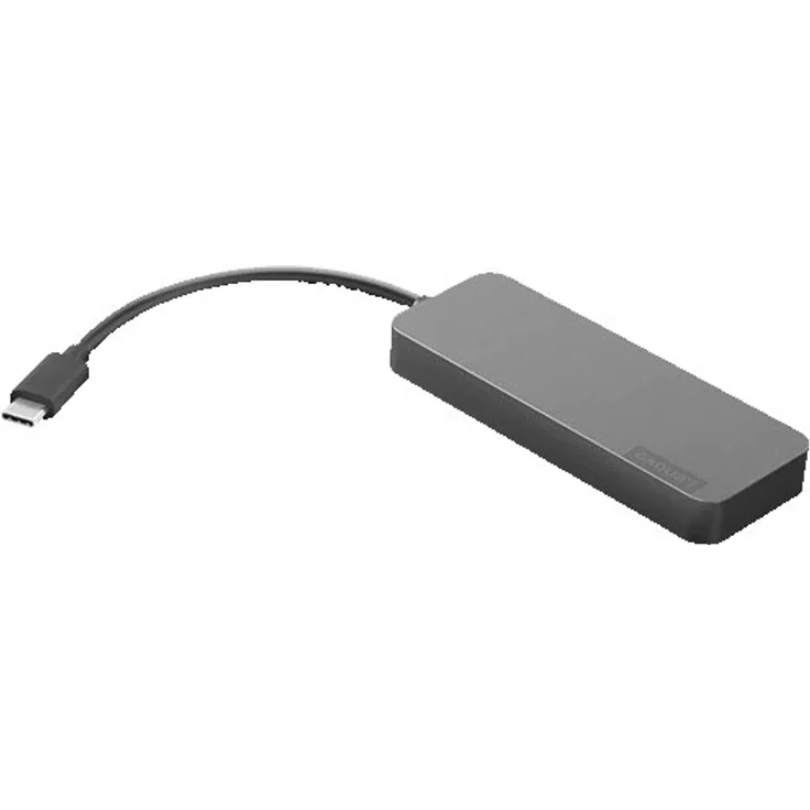USB Type-C > 4x USB Hub eisengrau – Bild 1