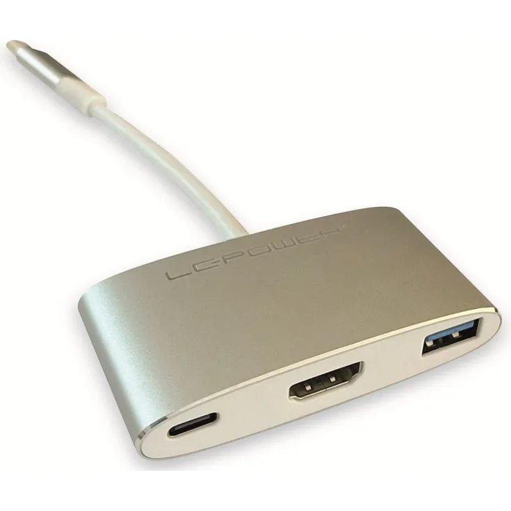 USB Hub LC-Power USB 3.0 1-Port MULTI extern Typ-C
