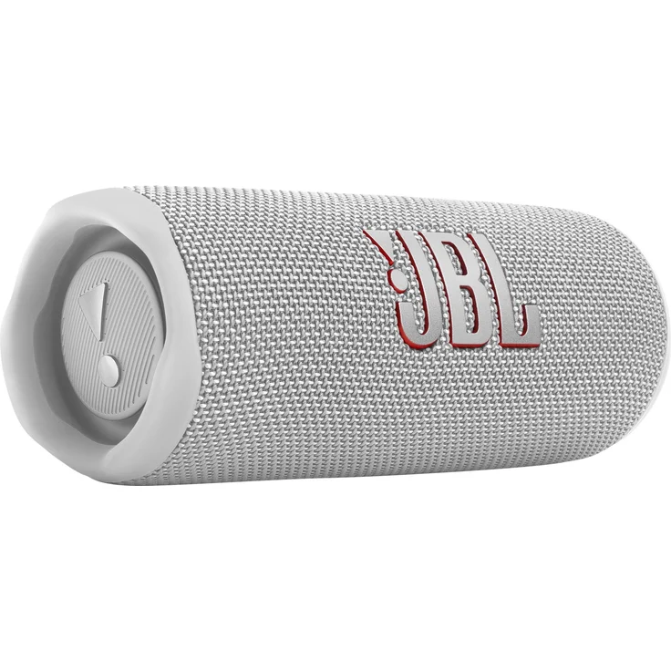 JBL Flip 6 Bluetooth-Lautsprecher, Steel White, Weiß – Bild 6
