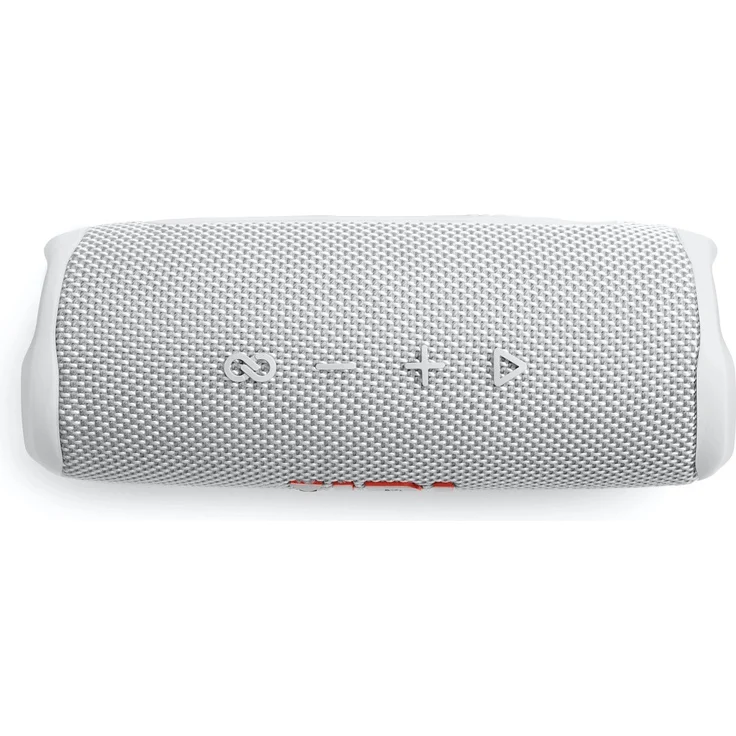 JBL Flip 6 Bluetooth-Lautsprecher, Steel White, Weiß – Bild 1