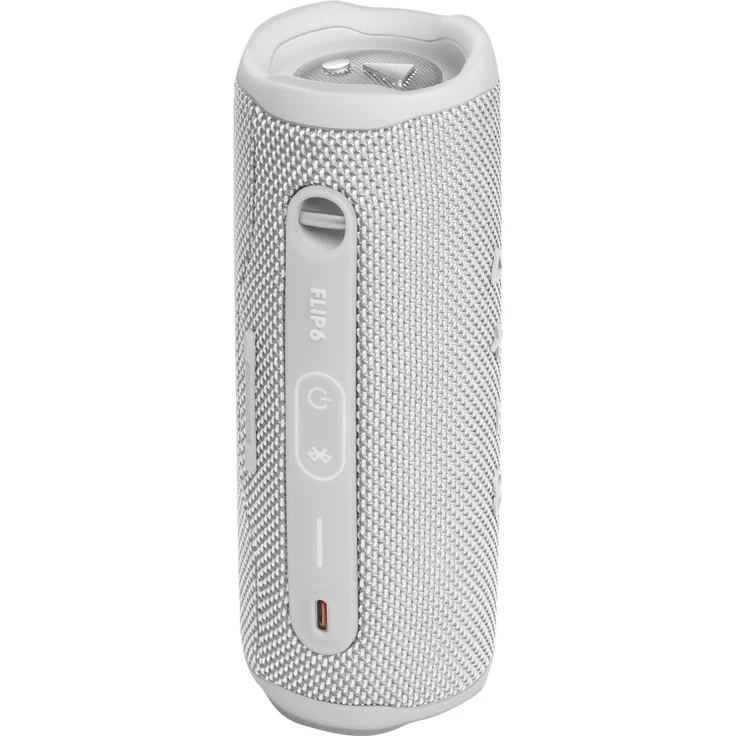 JBL Flip 6 Bluetooth-Lautsprecher, Steel White, Weiß – Bild 7