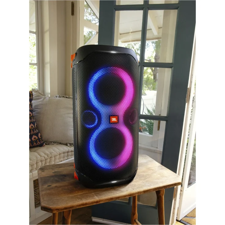 JBL PartyBox 110 Party Bluetooth-Lautsprecher, spritzwassergeschützt, schwarz – Bild 7