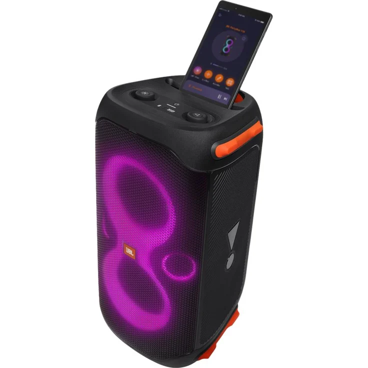 JBL PartyBox 110 Party Bluetooth-Lautsprecher, spritzwassergeschützt, schwarz – Bild 12