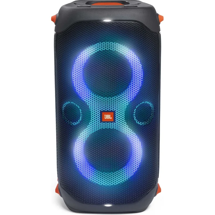 JBL PartyBox 110 Party Bluetooth-Lautsprecher, spritzwassergeschützt, schwarz
