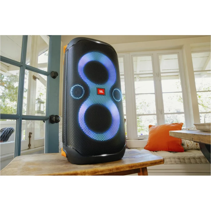 JBL PartyBox 110 Party Bluetooth-Lautsprecher, spritzwassergeschützt, schwarz – Bild 8