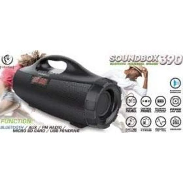 Rebeltec SoundBox 390 Bluetooth-Lautsprecher, Schwarz