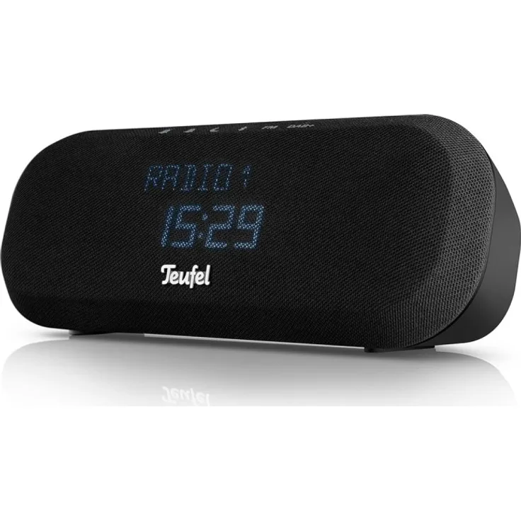 Teufel Radio One Radiowecker mit Bluetooth, AUX-In, Schwarz