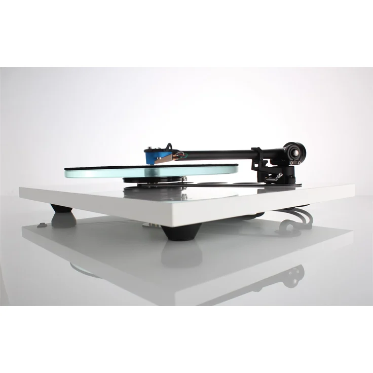 Rega Planar 3 Manueller Plattenspieler mit Riemenantrieb, Weiß – Bild 6