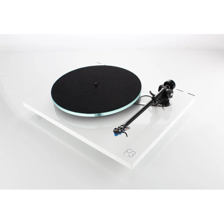 Rega Planar 3 Manueller Plattenspieler mit Riemenantrieb, Weiß – Bild 9