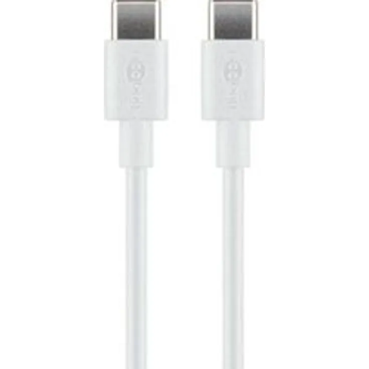 Goobay 51244 - Sync- & Ladekabel, USB-C -> USB-C, 2,0m, weiß